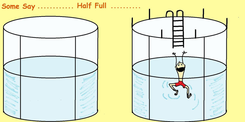 Half full